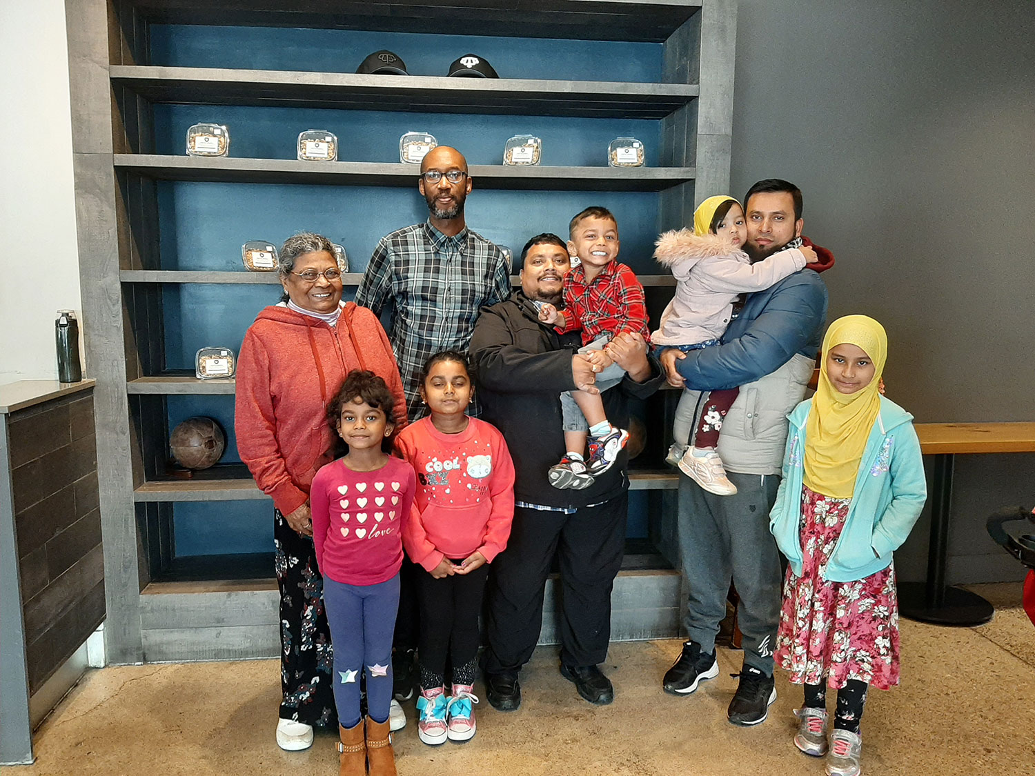 Family with children at Regent Park